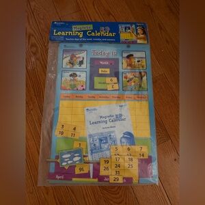 Magnetic Learning Calendar by Learning Resources - Brand New